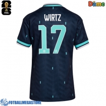 Fotballdrakt Dame Tyskland Florian Wirtz #17 Bortedrakt VM 2026 Kortermet